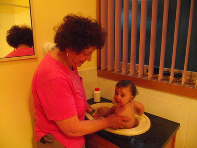 bathing Zoe