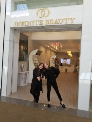 at the beauty shop