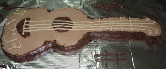 Guitar cake