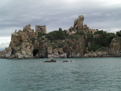 rocks off Cefalu