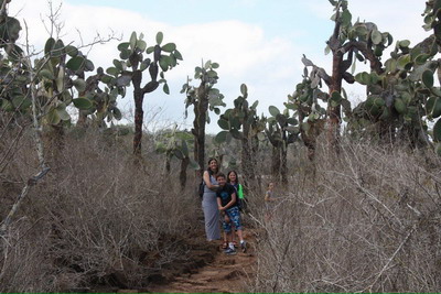 in the Galapagos