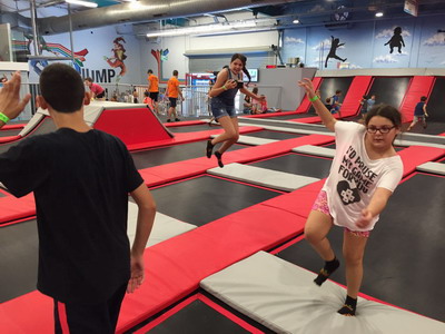 trampolines