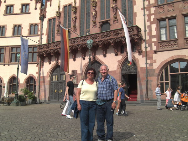 Doreen and Eitan in Frankfurt