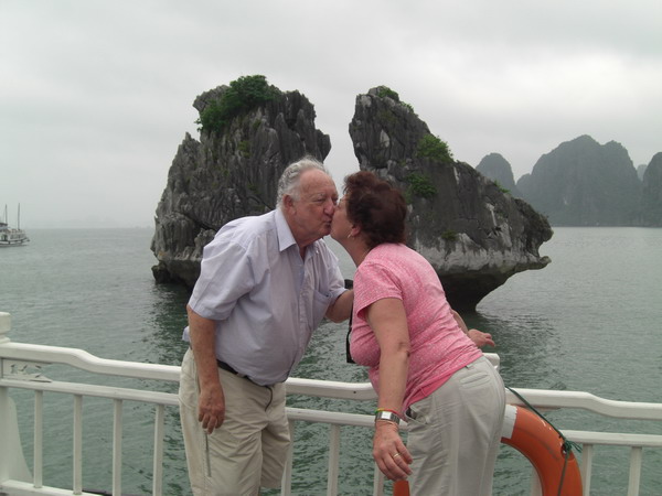 Kissing Chickens in Halong