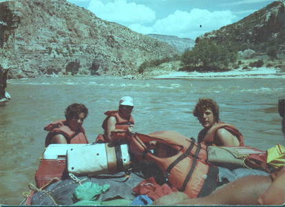 White water rafting on the Green River, Colorado