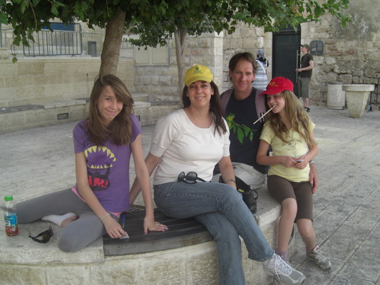 In Jerusalem with the Rons